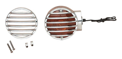  Drag Specialties Turn Signal Grilles For Harley FL 1986-2009