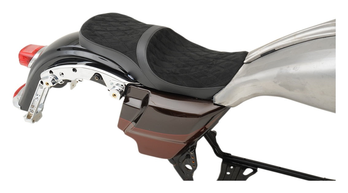  Drag Specialties Yaffe 6 Gallon / Low Profile Touring Seat For Harley Touring 2008-2025