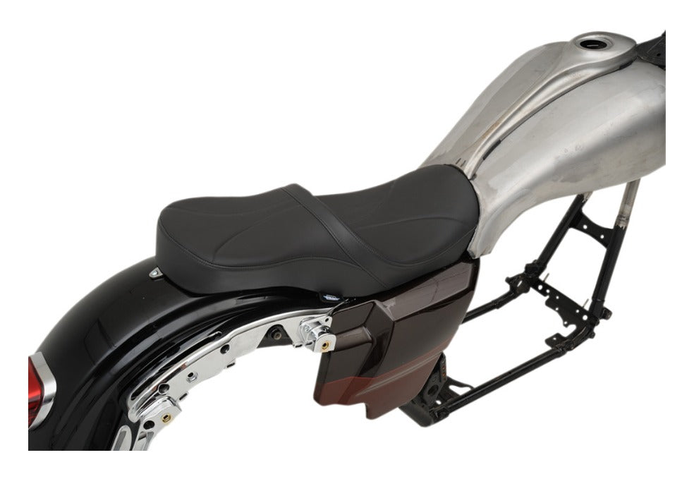  Drag Specialties Yaffe 6 Gallon / Low Profile Touring Seat For Harley Touring 2008-2025
