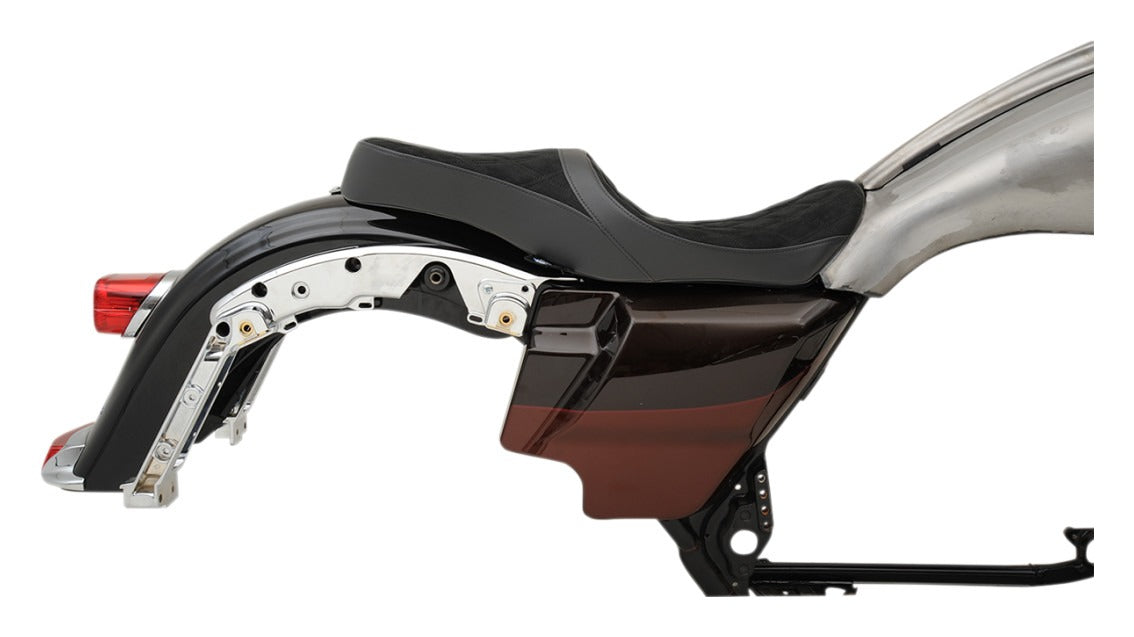  Drag Specialties Yaffe 6 Gallon / Low Profile Touring Seat For Harley Touring 2008-2025