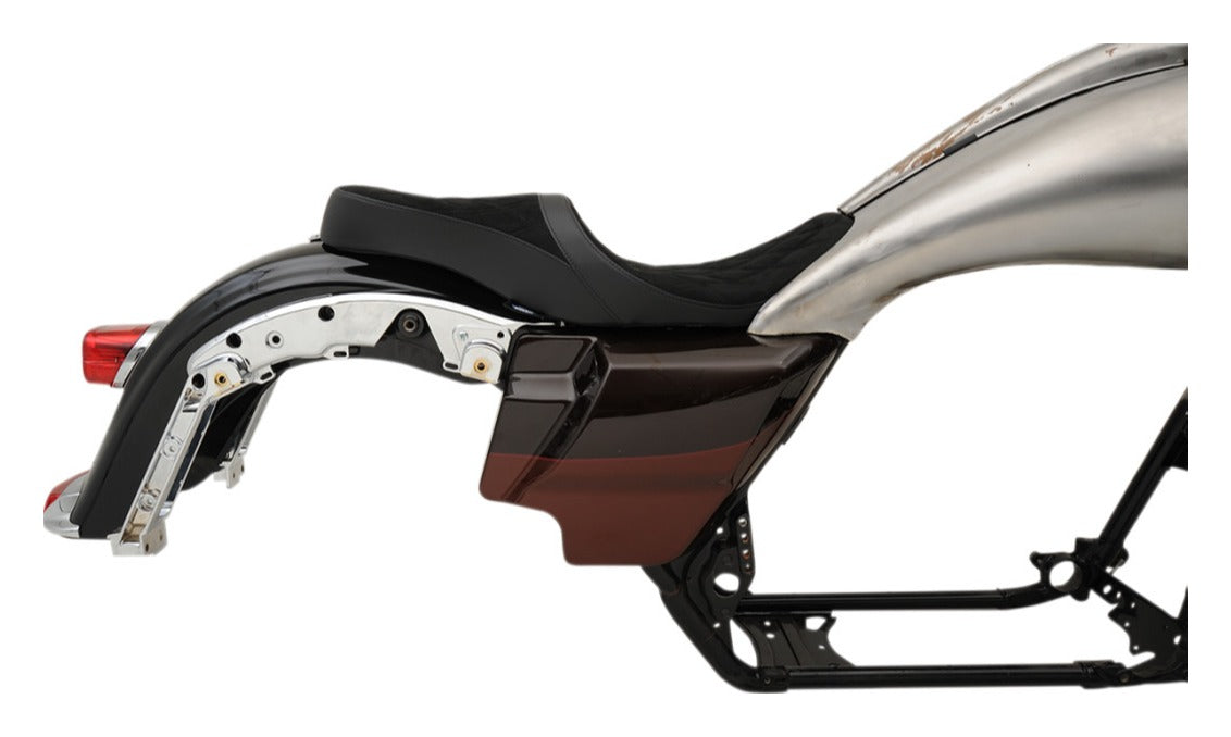  Drag Specialties Yaffe Razorback / Low Profile Touring Seat For Harley Touring 2010-2025