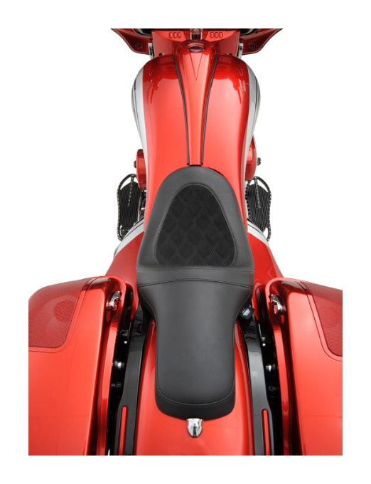  Drag Specialties Yaffe Razorback / Predator Seat For Harley Touring 2010-2025