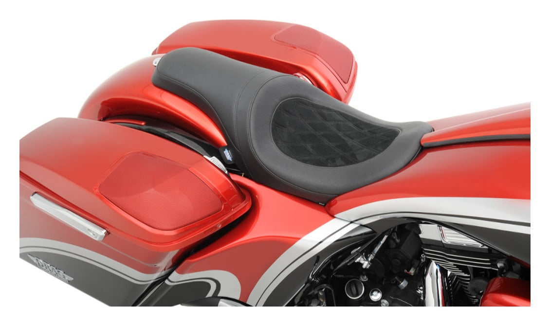  Drag Specialties Yaffe Razorback / Predator Seat For Harley Touring 2010-2025