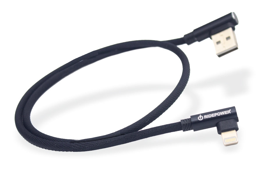  RidePower 90 Degree USB To Lightning Phone Charging Cable