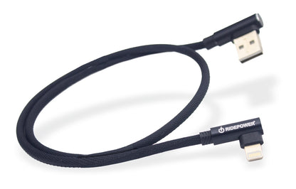  RidePower 90 Degree USB To Lightning Phone Charging Cable